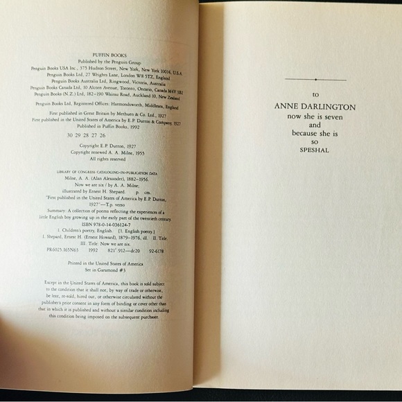 Now We Are Six AA Milne Ernest H Shepard Paperback Book - Picture 2 of 8